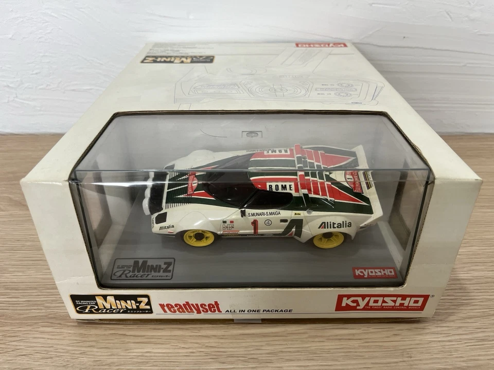 VERY Rare R/C Kyosho MINI-Z Racer readyset LANCIA STRATOS 77 Monte Carlo #1 F/S - Image 2 of 4