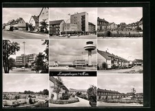 Ansichtskarte Langenhagen /Han., Straßenpartien, Flughafen, Baracken 