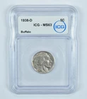 1938-D Indian Head Buffalo Nickel MS63 ICG *9975