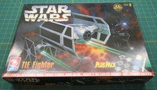 AMT Ertl Star Wars Tie Fighter Plus Bonus Tie Interceptor 2 Complete Kits
