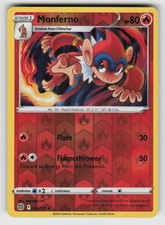 Reverse Holo Monferno 025/172 Uncommon Brilliant Stars Near Mint