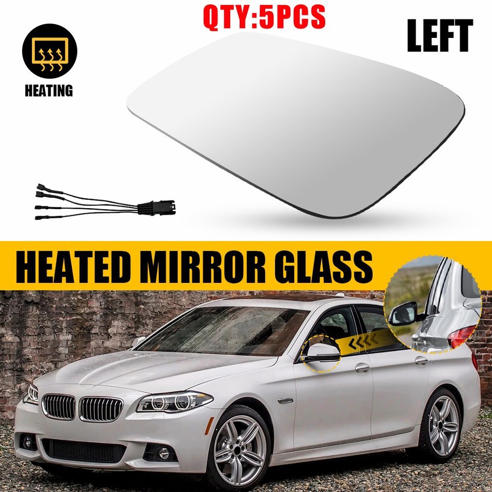 Mirror Glass Heated w/4pin plug For 10-16 BMW 528I 535D 550I 640I Left Right EE Mirror Glass Heated w/4pin plug For 10-16 BMW 528I 535D 550I 640I Left Right EE