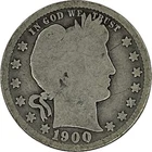 1900-S Barber Silver Quarter in a SAFLIP® - Good-