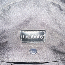 Tushbaby Black Hip Seat Baby Carrier, Adjustable Buckle, Storage Pocket
