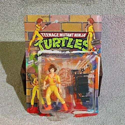Playmates TMNT April O'Neil Action Figure 5000 1990s Vintage w/Accessories