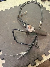 1975-1979 Honda Gl 1000 Throttle Assembly Throttle Cable Kill Switch Oem Gl 1000