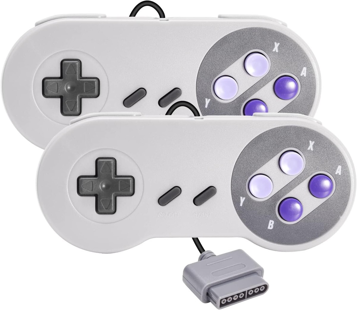 2x Replacement SNES Controller for Original Super Nintendo
