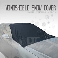 Auto Windshield Snow Sun Cover Tarp Ice Scraper Frost Removal Car Truck Van SUV