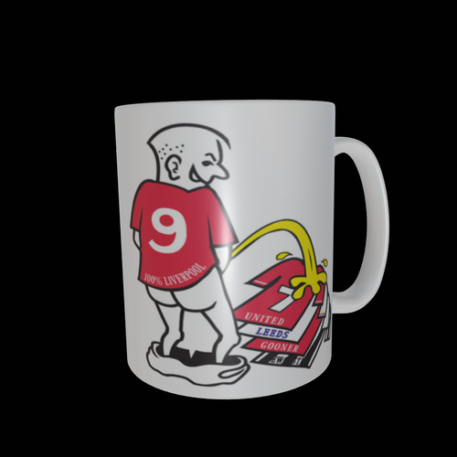 Novelty Football Pee on Mug / Fan Rivalry Shirt Mug / Secret Santa / Fun Present - Picture 120 of 258