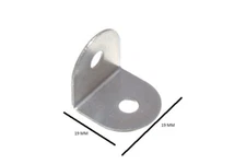 Worktop Mini Worktop Angle L Bracket 19mm X 19mm 5mm Hole Pack Of 48