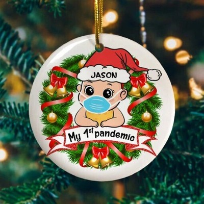 my first christmas ornament personalized