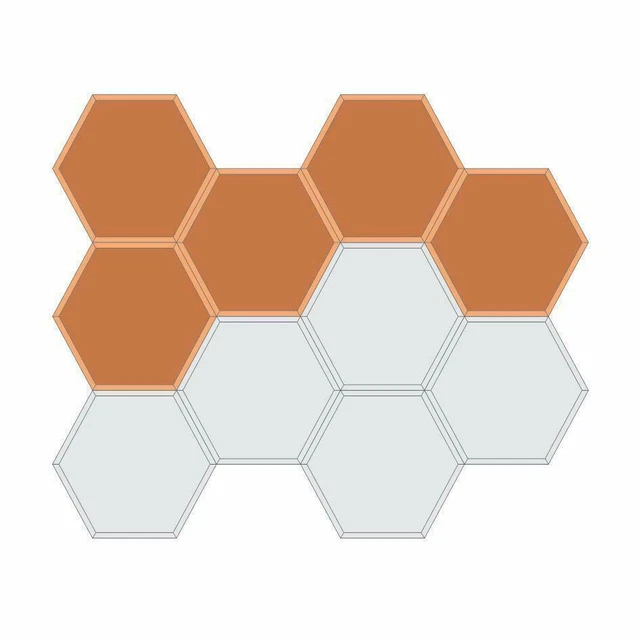 Hexagon Mirrors