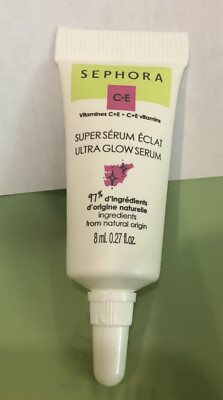 Sephora Vitamines C+E Super Serum Eclat Ultra Glow Serum Travel MINI 0.27 oz 