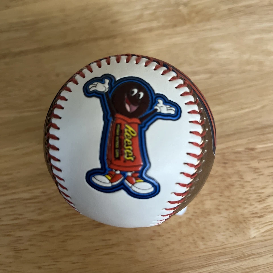 HERSHEY PARK PA ПОДАРОК МАГАЗИН REESE'S АРАХИСОВОЕ МАСЛО ЧАШКА ТАЛИСМАН ПРОМО БЕЙСБОЛЬНЫЙ МЯЧ - Изображение 4 из 4