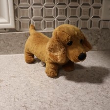 Nintendogs Dachshund Interactive Realistic Plush Stuffed Animal Nintendo Works