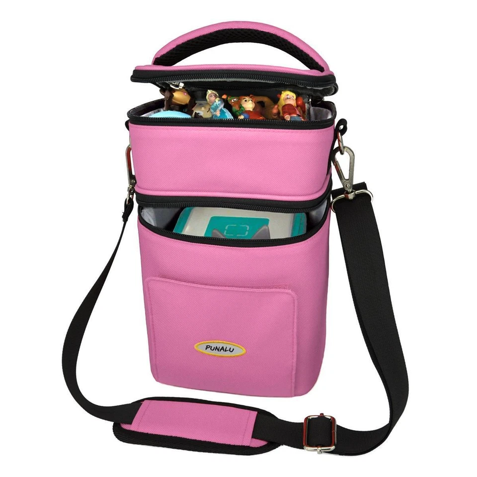PUNALU kompakte Tasche für Toniebox, Platz für bis zu 20 Tonie Hörfiguren
