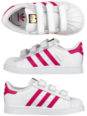 Adidas Originals Superstar Kids Girls Baby Infant Trainers Leather Purple White Ebay