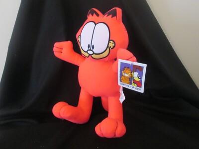 GARFIELD FLURO PLUSH SOFT TOY 30cm BRAND NEW WITH TAG! LICENSED