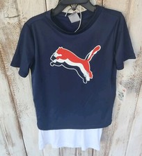 NWT Toddler Boy's Puma 3 Piece Outfit T-Shirt Tanktop And Shorts Outfit Size 4