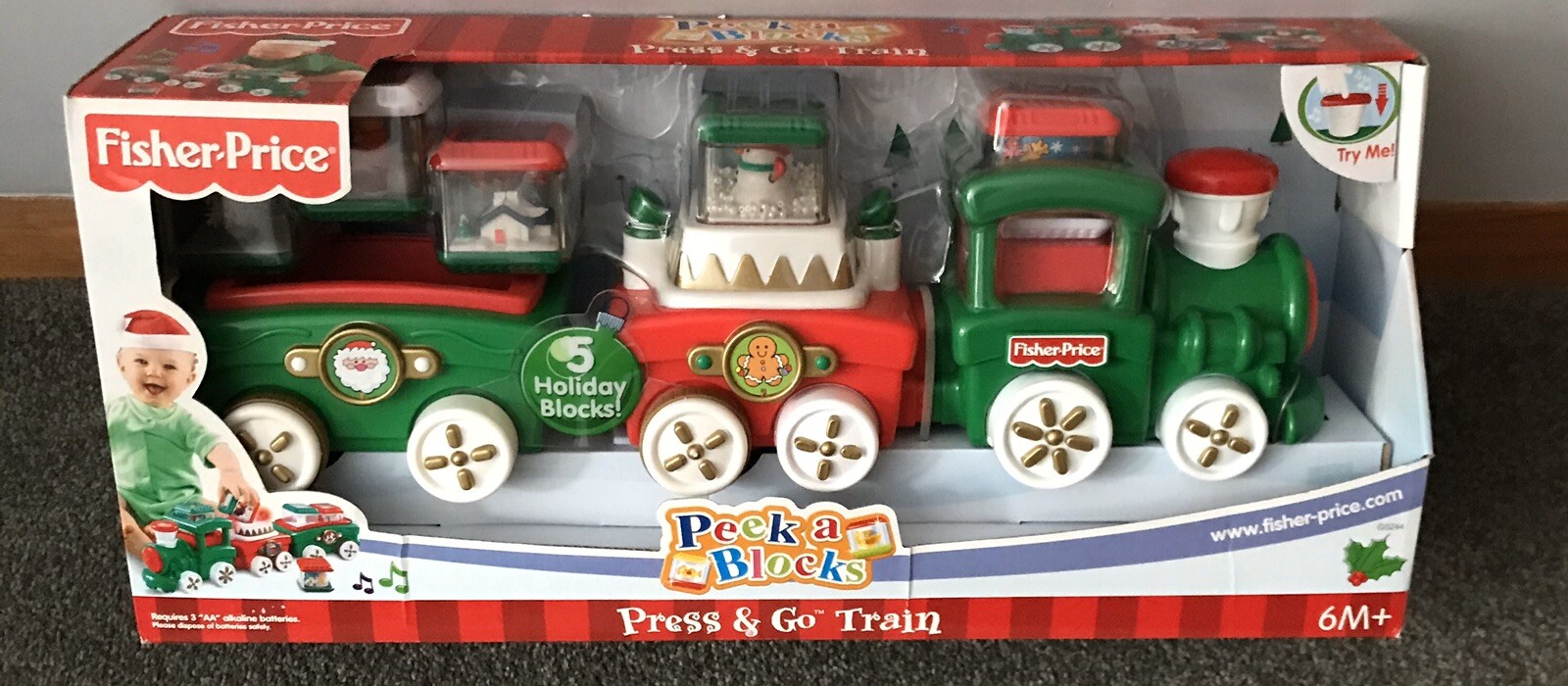 fisher price peek a blocks train