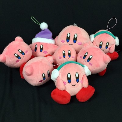 Kirby Plush Mascot Keychain Key Ring Kirby Nintendo Japan Toy Gift