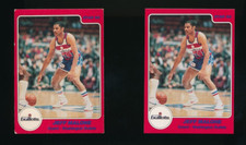 lot (2) 1984-85 Star Jeff Malone #192 NMMT and VG condition short print