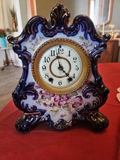 Antique Waterbury Porcelain Clock - Parlor No. 91 Mantle Clock, non working