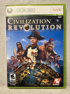 Civilization Revolution Xbox 360.  Tested   (no manual)