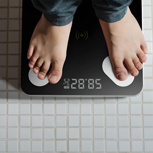 Báscula de baño inteligente Digital Bluetooth Fat Bmi Aplicación inalámbrica Monitor de peso corporal - Imagen 6 de 10