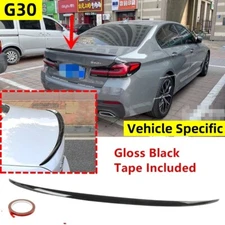Glossy Black M5 Style Trunk Spoiler For 2017-23 BMW 5 Series G30 530i 540i M550i