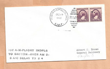 First Flight Am 2 Indianapolis To Dayton Oh Dec 171936 Brown First Flight Am 2 Indianapolis To Dayton Oh Dec 171936 Brown