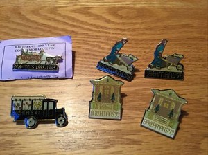 Commemorative BACHMANS Village Gathering Garden Minnesota PIN Backs