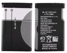 BL-5C 3.7V 1020mAh Rechargeable Battery