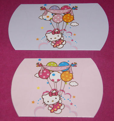 HELLO KITTY 2 Stück Faltbare Geschenkboxen NEU OVP