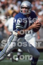1979 JIM ZORN Seattle Seahawks Poster NFL Sports Action Photo 16x24in