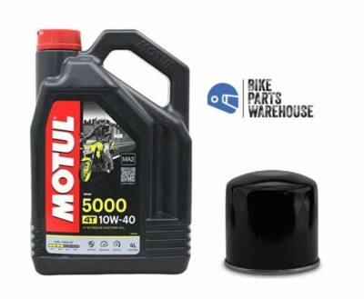 HONDA VT750C SHADOW 2004-2013 MOTUL 5000 ÖL & FILTER SERVICE KIT