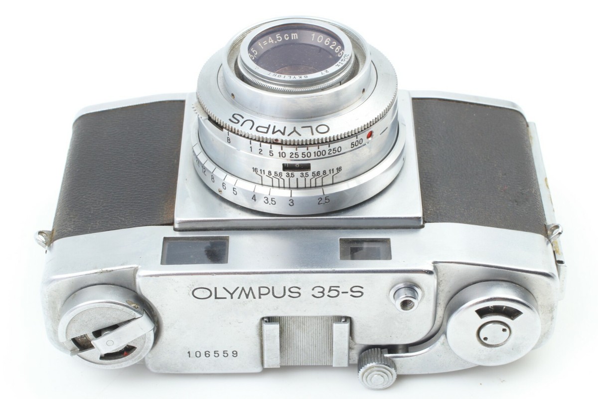 As-Is】Olympus 35-S Rangefinder Film Camera D zuiko 45mm f