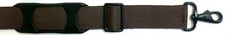 BROWN Briefcase Luggage Duffel Poly Shoulder Strap - Strong Metal Snaps USA-Made