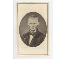 CDV STUDIO PORTRAIT DISTINGUISHED MAN FROM NEW LONDON, CT, BY MORGAN