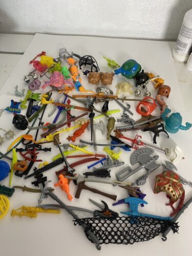 VINTAGE TMNT, Ghostbusters , MOTU Transformers Accessories weapons bundle Rare - Picture 9 of 11