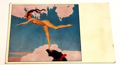  Artist postcard Prof. Richard Müller the dancer sample sheet Markert & Son Dresden