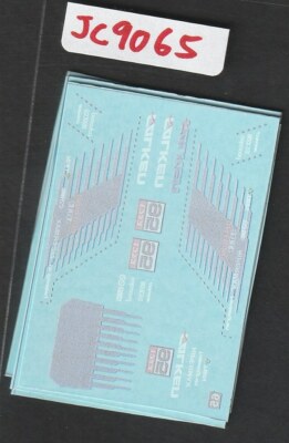 JC-9065 White Toner Waterslide Decal Falken Custom 1:64 Hot Wheels