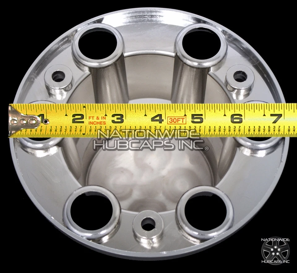 CHEVY GMC 4x2 6 Lug 15x8 15" TRUCK RALLY Wheel Center Hub Caps Bolt On Hubs 2wd - Image 3 of 4