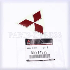 MB814979  NEW GENUINE OEM MITSUBISHI 3000GT ECLIPSE THREE DIAMOND STICKER EMBLEM