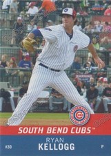 2016 South Bend Cubs Ryan Kellogg RC Rookie Chicago Canada Savannah Bananas CAN