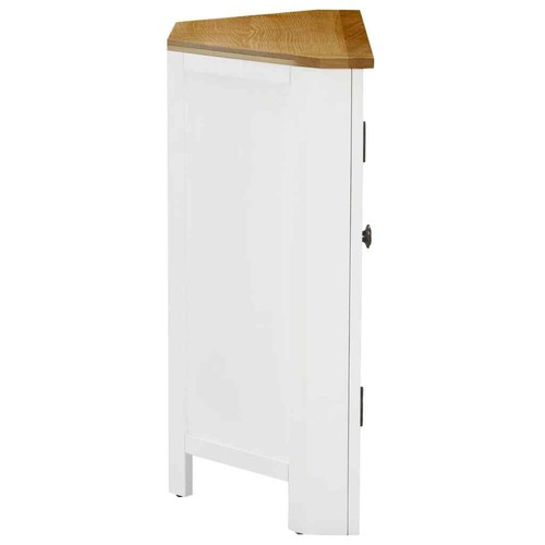 vidaXL Corner Cabinet 80x33.5x78 cm Solid Oak Wood - Picture 4 of 9