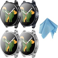 4 Pack For Samsung Galaxy Watch 40mm 44mm Soft TPU Plated Case Protective Cover