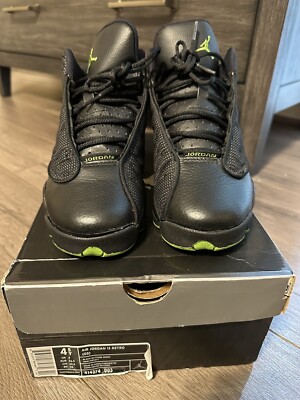 all black and green 13s