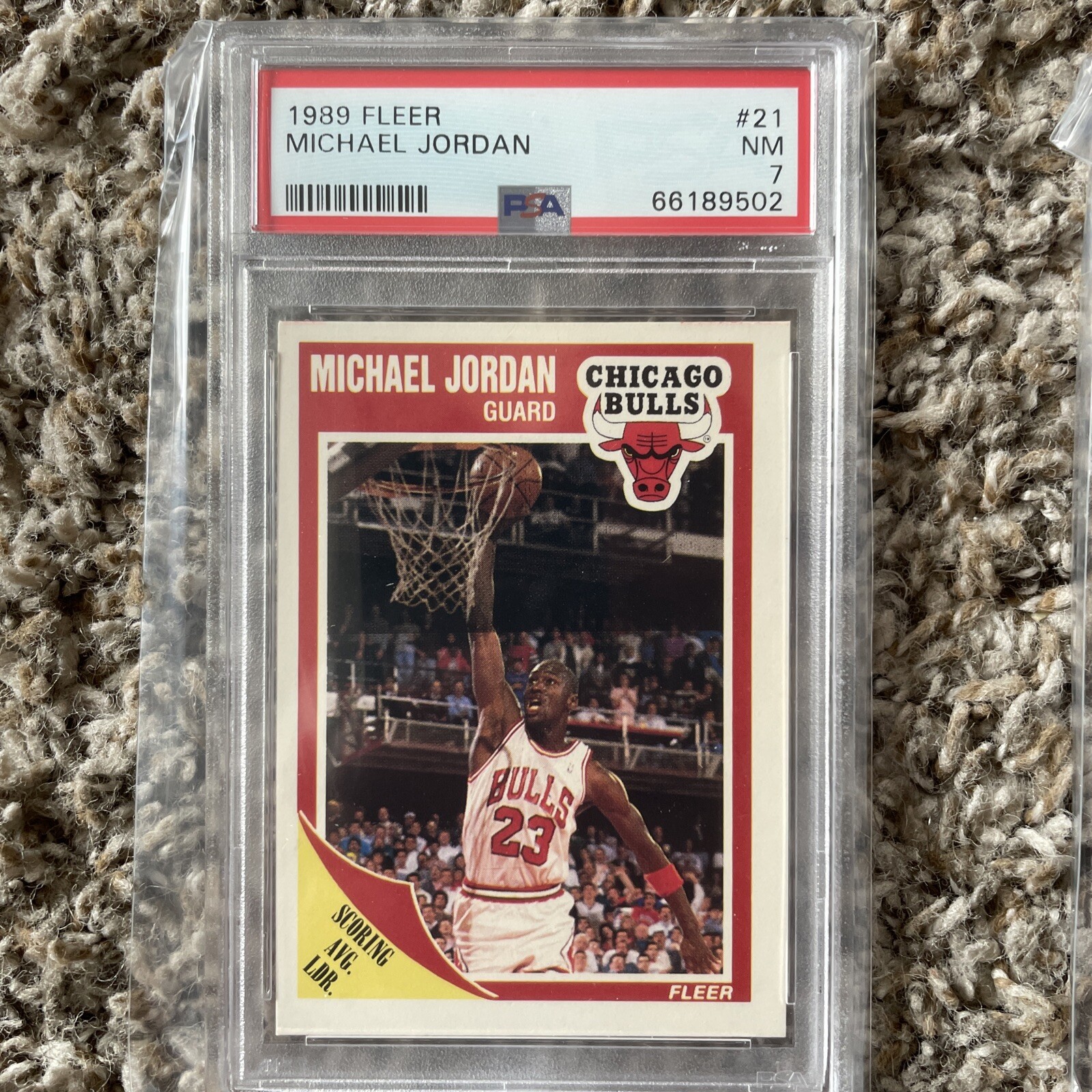 1989 Fleer Michael Jordan 21 PSA 7 CHICAGO BULLS NEAR MINT MULTIPLE AVAILABLE