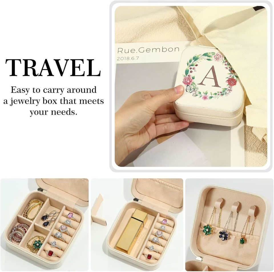 TINGN Travel Jewellery Box, Travel Jewellery Organiser, Travel